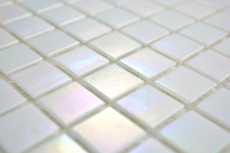 Muestra de mano de vidrio mosaico de vidrio iridio pared azulejo backsplash cocina baño MOS240-WA02-N_m