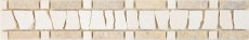 Borde de mármol chocolate crema beige nogal marrón borde de piedra natural pared baño cocina suelo WC sauna - MOSBOR-BC07