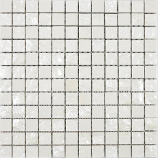 Muestra de mano mosaico de cerámica Bakú blanco mosaico azulejo pared azulejo backsplash cocina baño MOS14-0001_m