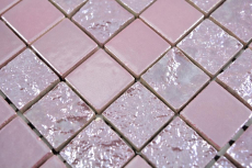 Muestra de mano mosaico de cerámica Bakú rosa rosa mosaico azulejo pared azulejo backsplash cocina baño MOS18-1111_m