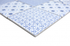 Muestra de mano mosaico de cerámica COOL azul mosaico azulejo pared azulejo backsplash cocina baño MOS22B-CB04_m