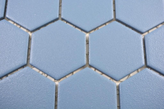 Muestra de mano mosaico cerámico hexágono azul-verde R10B plato de ducha azulejo suelo mosaico azulejo cocina baño MOS11H-0451-R10_m