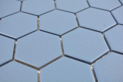 Muestra de mano mosaico cerámico hexágono azul-verde R10B plato de ducha azulejo suelo mosaico azulejo cocina baño MOS11H-0451-R10_m