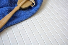 Mosaico de cerámica mosaico SLIPPROOF SLIPPROOF suelo plato de ducha OLD WHITE MOS18-0102-R10