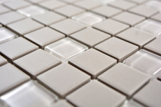 Muestra de mano azulejo mosaico cerámica gris sin esmaltar mosaico de vidrio plato de ducha MOS18-0202-R10_m