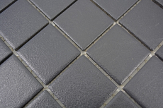 Muestra de mano mosaico azulejo de cerámica suave negro SLIPPROOF SLIPPROOF MOS14-0311-R10_m