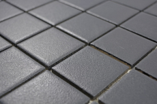 Muestra de mano mosaico azulejo de cerámica suave negro SLIPPROOF SLIPPROOF MOS14-0311-R10_m