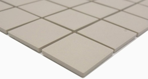 Mosaico cerámico magnolia beige claro sin esmaltar LISO azulejo para plato de ducha - MOS14B-1211-R10