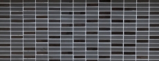 Rod mosaico de azulejos de cerámica gris-marrón sin esmaltar antideslizante mezcla de vidrio plato de ducha azulejo del piso cuarto de baño - MOS24-1313-R10