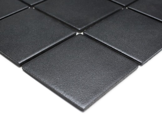 Mosaico de azulejos de pared de cerámica antracita negro antideslizante antideslizante plato de ducha azulejo del piso WC - MOS22-0302-R10