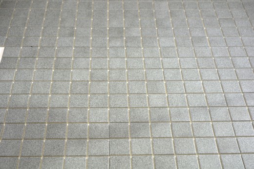 Azulejo de mosaico de cerámica de piedra gris SLIPPROOF SLIPPROOF piso de la ducha azulejo del baño azulejo de la cocina - MOS14-0202-R10