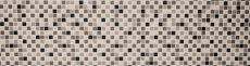 Azulejo de mosaico de cerámica de color beige claro gris sin esmaltar salpicadero de la cocina MOS18-0205_f