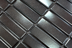 Rod Mosaico de Azulejos de Cerámica Revestimiento de Pared Decorativo Antracita MOS24-0217_f