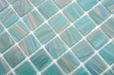 Azulejos de mosaico de vidrio verde turquesa cobre azulejo backsplash cocina cuarto de baño MOS230-GA67