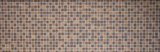 Mosaico de vidrio Revestimiento de pared sostenible Reciclaje estructura de madera marrón oscuro Azulejos backsplash MOS63-410