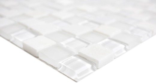 Piedra natural rústico vidrio mosaico mosaico azulejo super blanco pared revestimiento azulejo backsplash cocina baño azulejo WC splashback - MOS72-0001