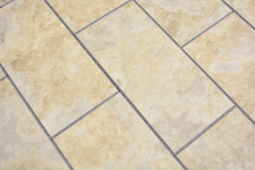 Mosaico de vinilo autoadhesivo con aspecto de piedra beige azulejo de mosaico de metro pared azulejo backsplash cocina baño MOS200-4LB