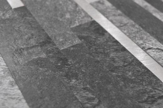 mosaico de vinilo autoadhesivo palos piedra mirada cuarzo antracita plata azulejo backsplash pared de la cocina MOS200-32BS