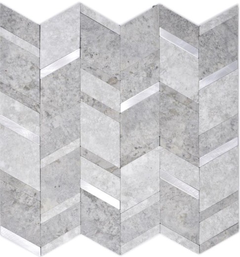 autoadhesivo mosaico esteras flecha mirada vinilo gris plata antracita azulejo backsplash cocina