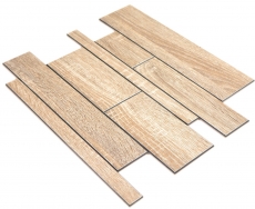 Revestimiento de pared autoadhesivo con aspecto de madera para salpicaderos de cocina MOS200-57WGS
