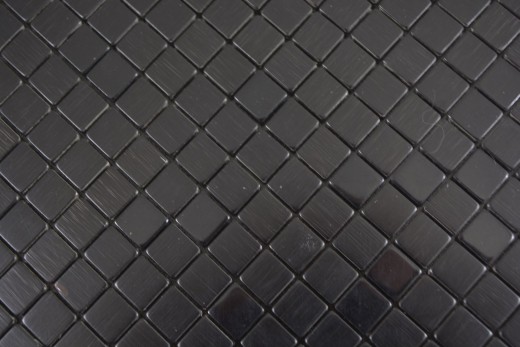 autoadhesivo metal look aluminio negro mate/brillante cepillado azulejo backsplash pared cocina MOS200-L1B
