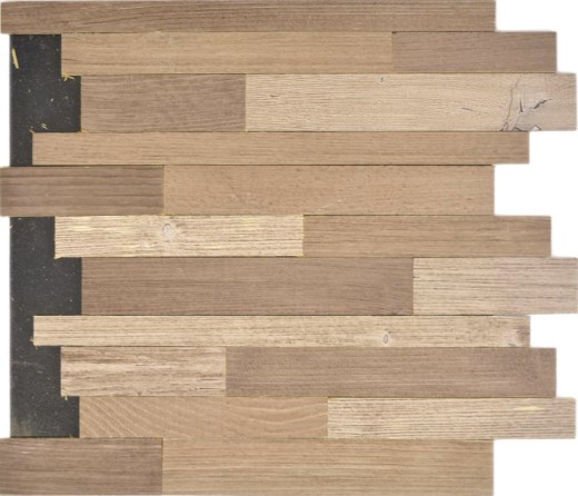 autoadhesivo paneles de madera real compuesto beige marrón HSC madera pared azulejos backsplash cocina splashback MOS170-PW1