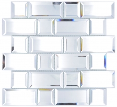 Mosaico de vidrio mosaico azulejos espejo plata mosaico azulejo espejo cocina ducha baño