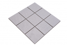 Muestra de mano retro vintage mosaico azulejo cerámica blanco Spirit blanco MOS22B-0104_m
