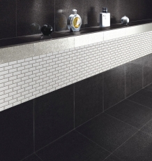 Muestra de mano Mini Metro Subway mosaico azulejo cerámica BLANCO azulejo backsplash cocina MOS26-0102_m