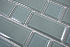 Muestra de mano Metro Subway mosaico azulejo cerámica azulejo backsplash cocina pared gasolina MOS26WM-0218_m
