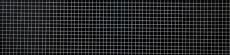 Muestra de mano mosaico azulejo cerámica NEGRO GLOSSY pared azulejo backsplash cocina MOS18-0302_m