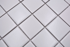 Muestra de mano mosaico azulejo cerámica blanco mate azulejo espejo baño pared MOS16B-0111_m