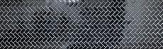 Muestra de mano mosaico cerámica espiga negro brillante mosaico azulejo azulejo de suelo MOS24-CHB6BG_m