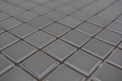 Muestra de mano mosaico azulejo cerámica metal gris cocina splashback BAD MOS18D-0204_m