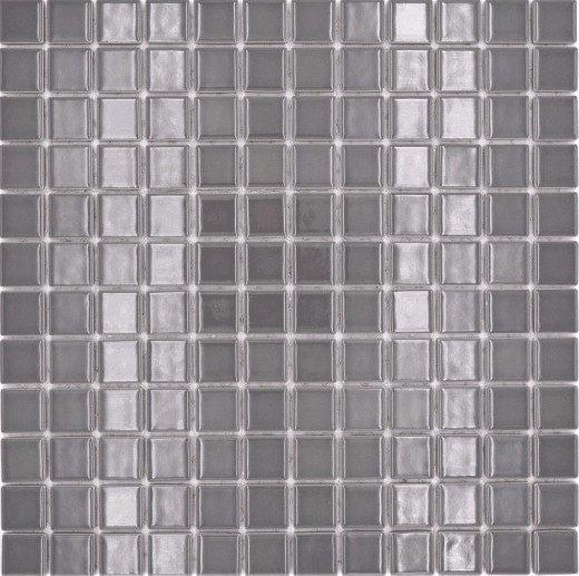 Muestra de mano mosaico azulejo cerámica metal gris cocina splashback BAD MOS18D-0204_m