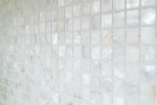 Muestra de mano mosaico azulejo concha permut pared azulejo baño MOS150-SM2525_m