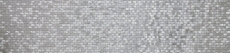 Muestra de mano mosaico azulejo aluminio plata Ladrillo aluminio alu Azulejo backsplash cocina MOS48-0204_m
