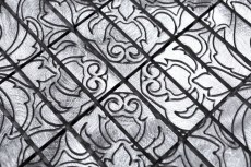 Muestra de mano mosaico azulejo aluminio rectángulo aluminio plata azulejo backsplash cocina MOS49-C101D_m