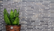 Muestra de mano mosaico azulejo mármol piedra natural negro Ladrillo Nero Marquina MOS40-0125_m