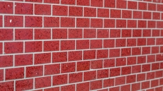 Muestra de mano mosaico azulejo espejo cuarzo compuesto piedra artificial Ladrillo Artificial rojo MOS46-ASMB4_m