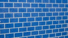 Mano muestra mosaico cocina splashback cuarzo compuesto piedra artificial Ladrillo Artificial azul MOS46-ASMB5_m