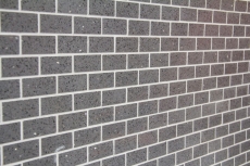 Muestra de mano mosaico azulejo backsplash cuarzo compuesto piedra artificial Ladrillo Artifical gris MOS46-0204_m