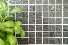 Muestra de mano mosaico ECO Reciclaje GLAS ECO negro antracita MOS360-03_m