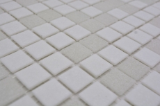 Muestra de mano mosaico azulejo vidrio blanco pared azulejo baño azulejo ducha splashback azulejo espejo MOS52-0103_m