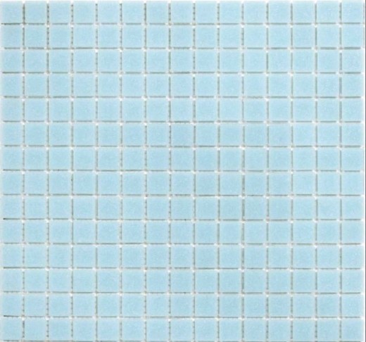 Muestra de mano mosaico azulejo vidrio azul claro pared azulejo baño azulejo ducha splashback azulejo backsplash MOS200-A11-N_m