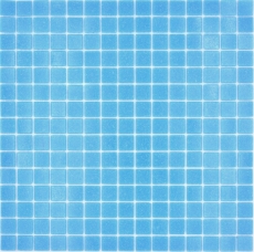 Muestra de mano mosaico azulejo vidrio azul claro pared azulejo baño azulejo ducha splashback azulejo backsplash MOS200-A13-N_m
