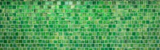 Muestra de mano mosaico mosaico de vidrio translúcido Estructura de cristal verde claro esmerilado MOS68-CF43_m