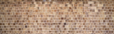 Muestra de mano mosaico azulejo Mosaico de vidrio translúcido Estructura de cristal marrón claro esmerilado MOS78-CF85_m