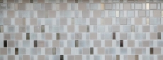 Muestrario de mano azulejo de mosaico translúcido perla combinación iridiscente color perla MOS68-0136P_m