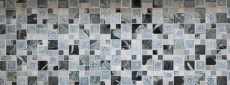 Muestra de mano mosaico azulejo translúcido plata combinación mosaico de vidrio Cristal Resina plata ornamento MOS88-0280_m